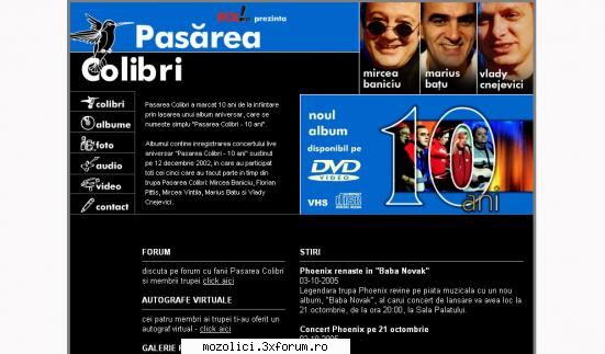 Pasarea Colibrii - MozoLici - Muzica