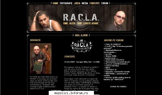 R.A.C.L.A. - MozoLici - Muzica